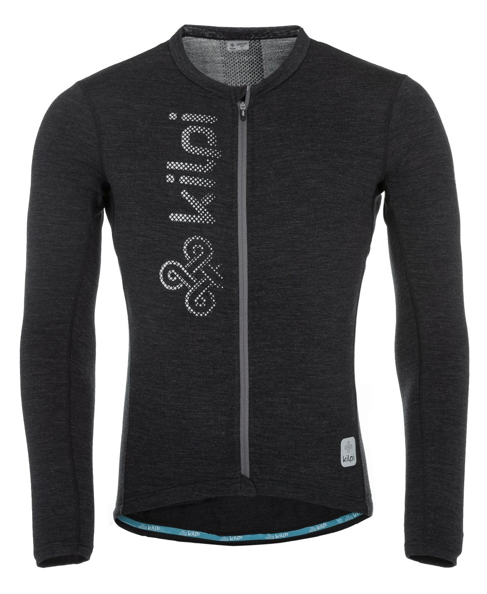 Heren merino wollen fietsshirt met lange mouwen Kilpi SONET-M