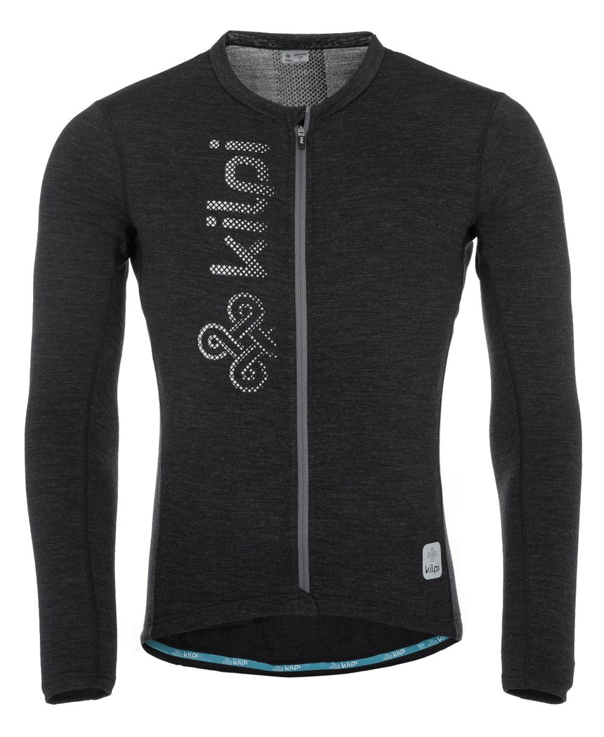 Heren merino wollen fietsshirt met lange mouwen Kilpi SONET-M