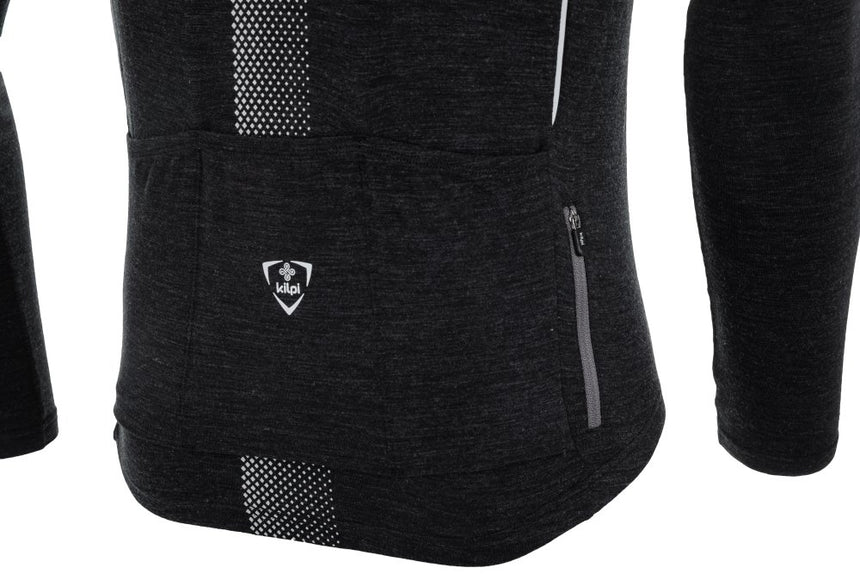 Heren merino wollen fietsshirt met lange mouwen Kilpi SONET-M