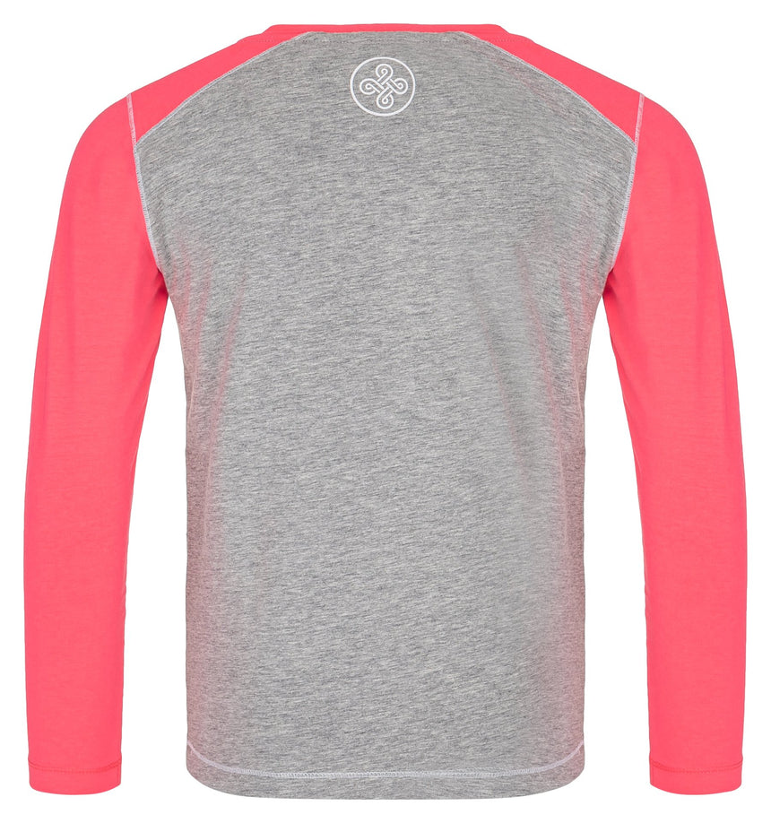 Katoenen T-shirt met lange mouwen voor meisjes Kilpi SONIER-JG