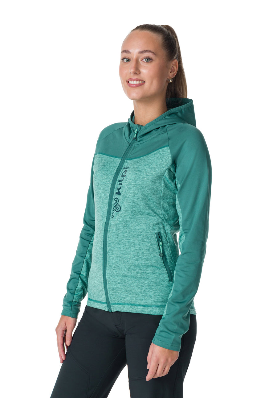 Women´s middle layer with hood Kilpi LAYANA-W