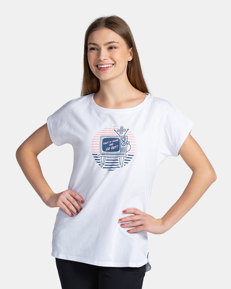 Dames katoenen t-shirt Kilpi NELLIM-W