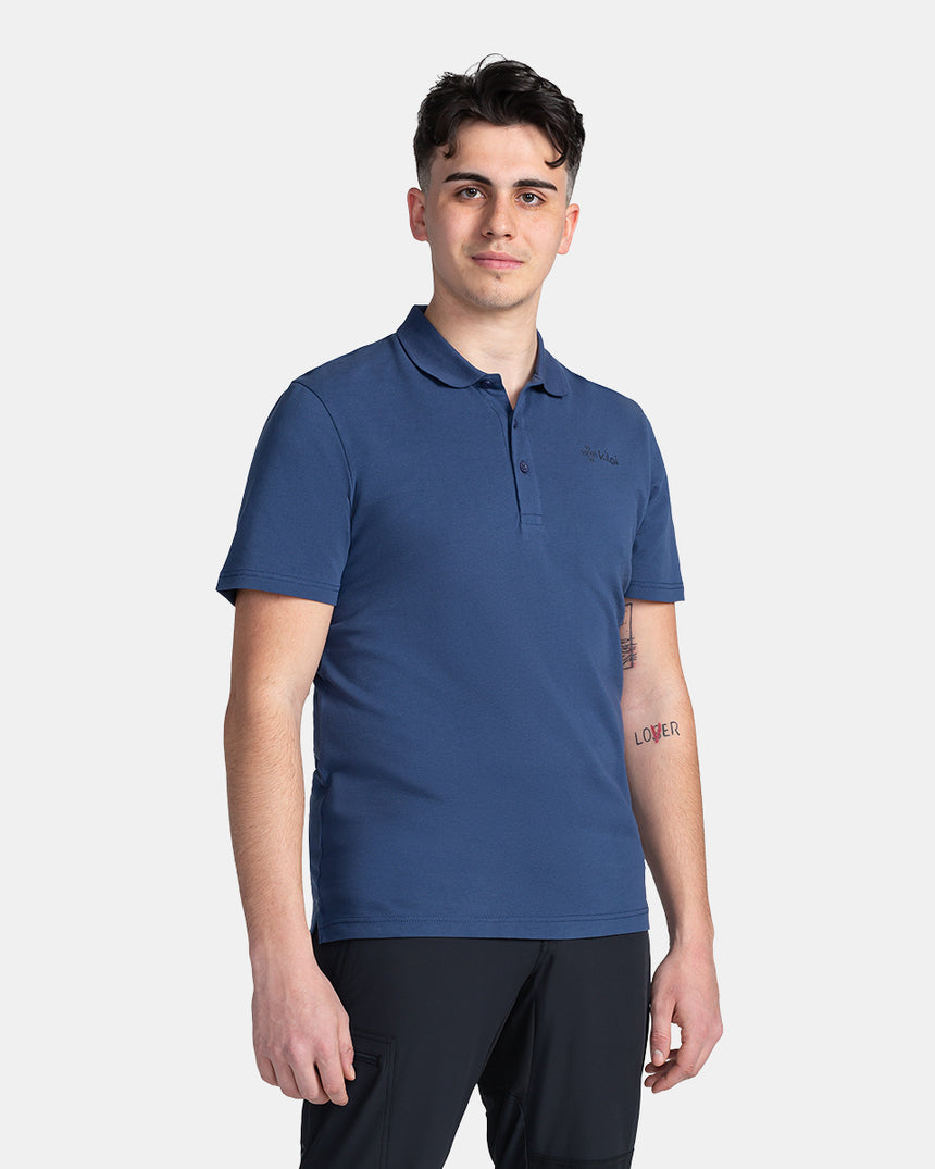 Heren katoenen poloshirt Kilpi VILAR-M