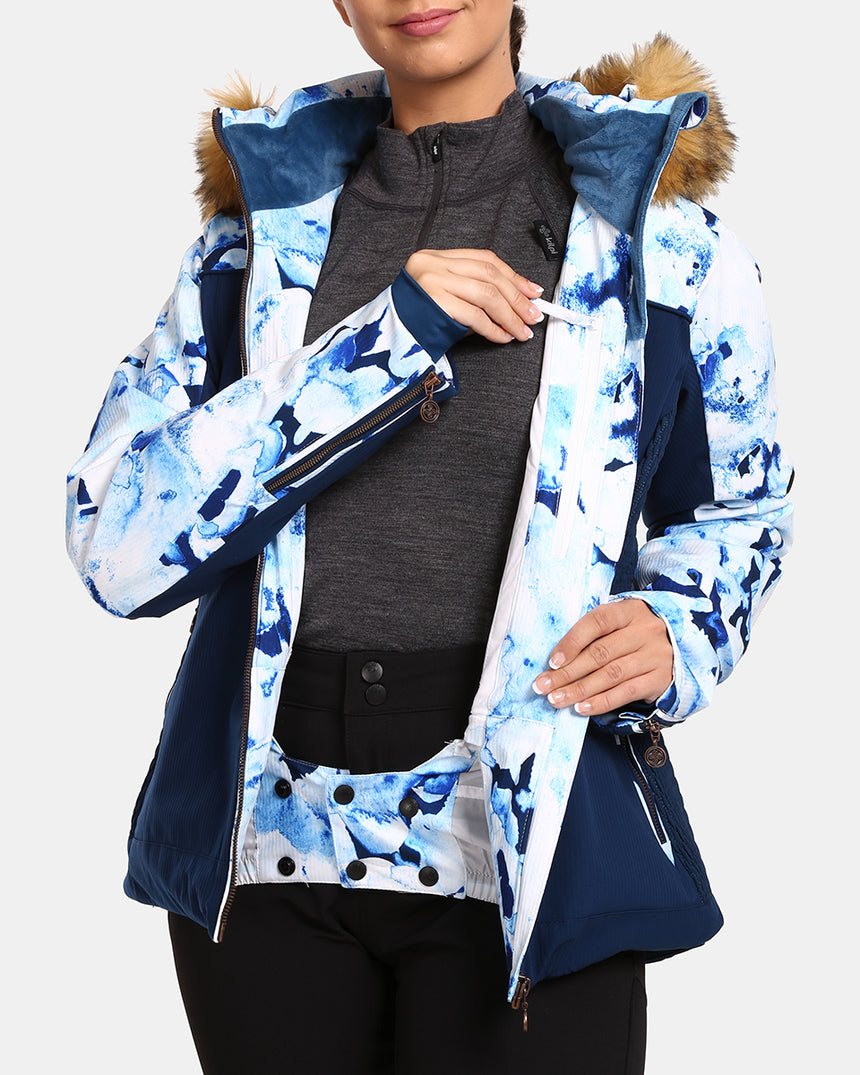 Dames ski-jack met geïntegreerd verwarmingssysteem KILPI LENA-W