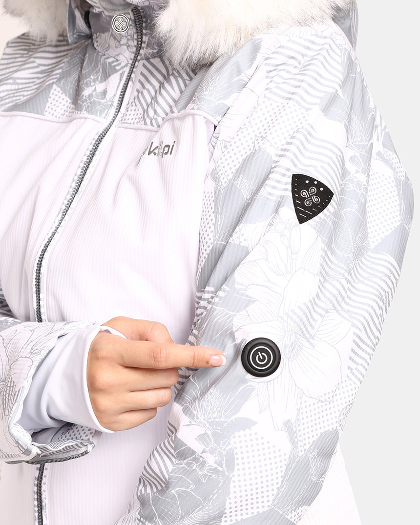 Dames ski-jack met geïntegreerd verwarmingssysteem KILPI LENA-W