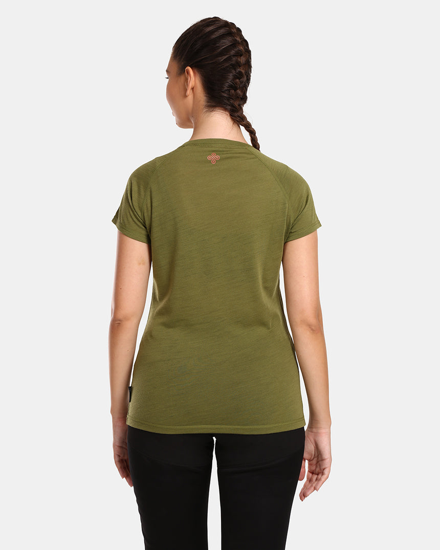 Dames T-shirt van merinowol Kilpi ZARJA-W