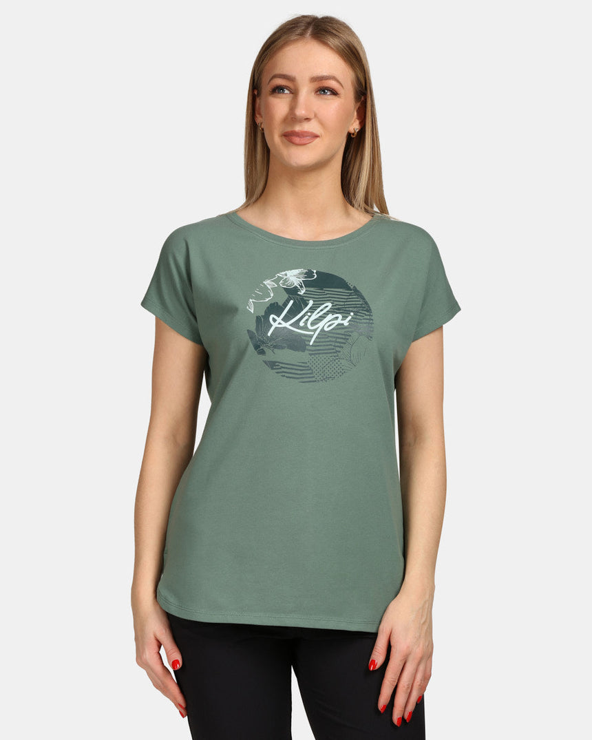 Katoenen T-shirt voor dames Kilpi NELLIM-W