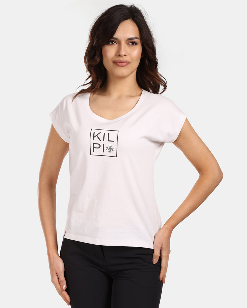 Dames katoenen T-shirt Kilpi ROANE-W