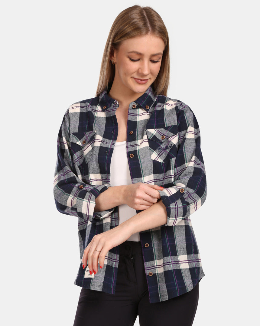 Dames flanellen overhemd Kilpi FLANNY-W