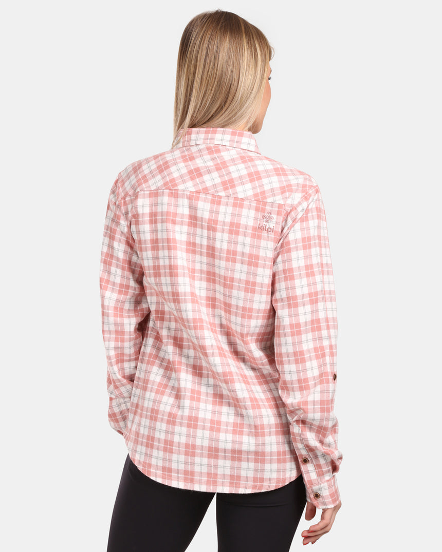 Dames overhemd van katoenflanel Kilpi FLANNY-W