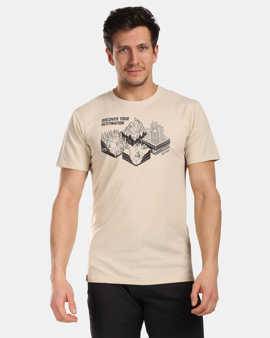 Heren katoenen T-shirt met korte mouwen Kilpi VIBE-M