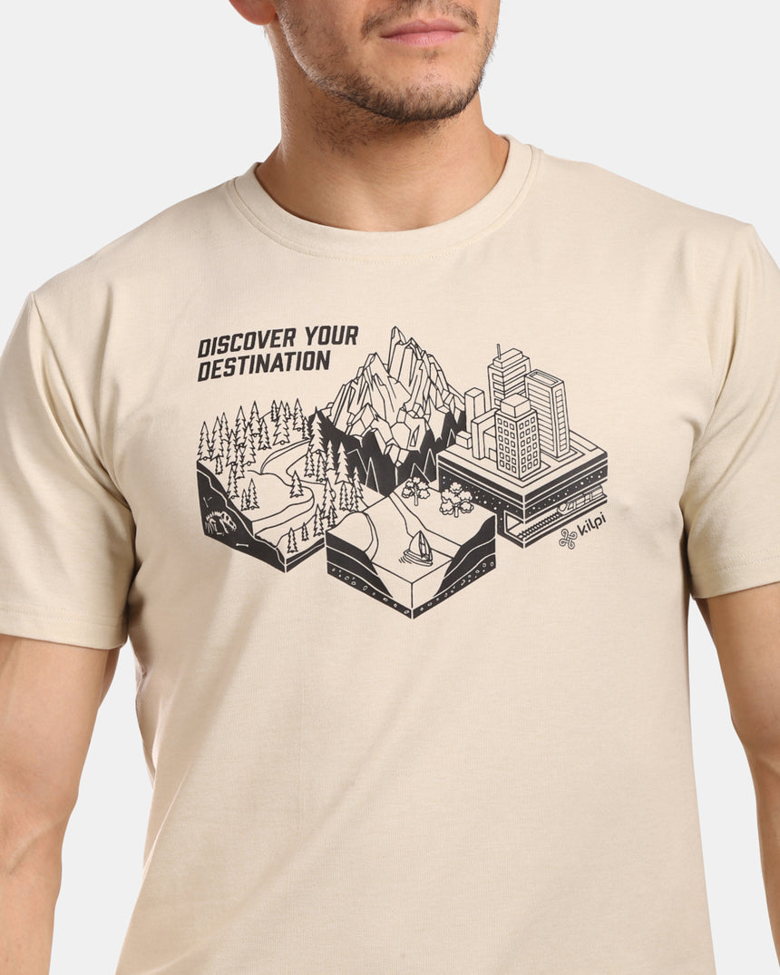 Heren katoenen T-shirt met korte mouwen Kilpi VIBE-M