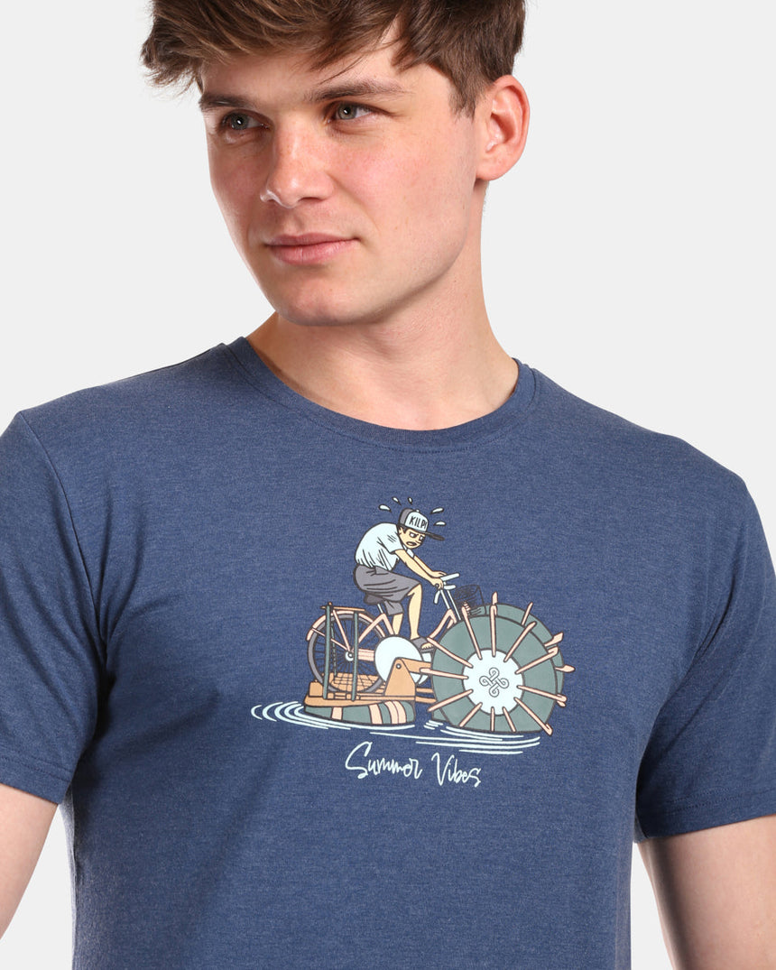 Heren katoenen T-shirt met korte mouwen Kilpi VIBE-M