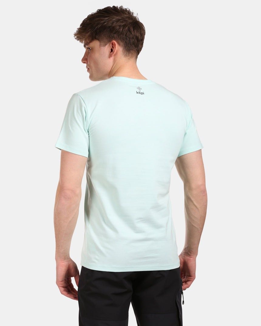 Heren katoenen T-shirt met korte mouwen Kilpi DISCOVER-M