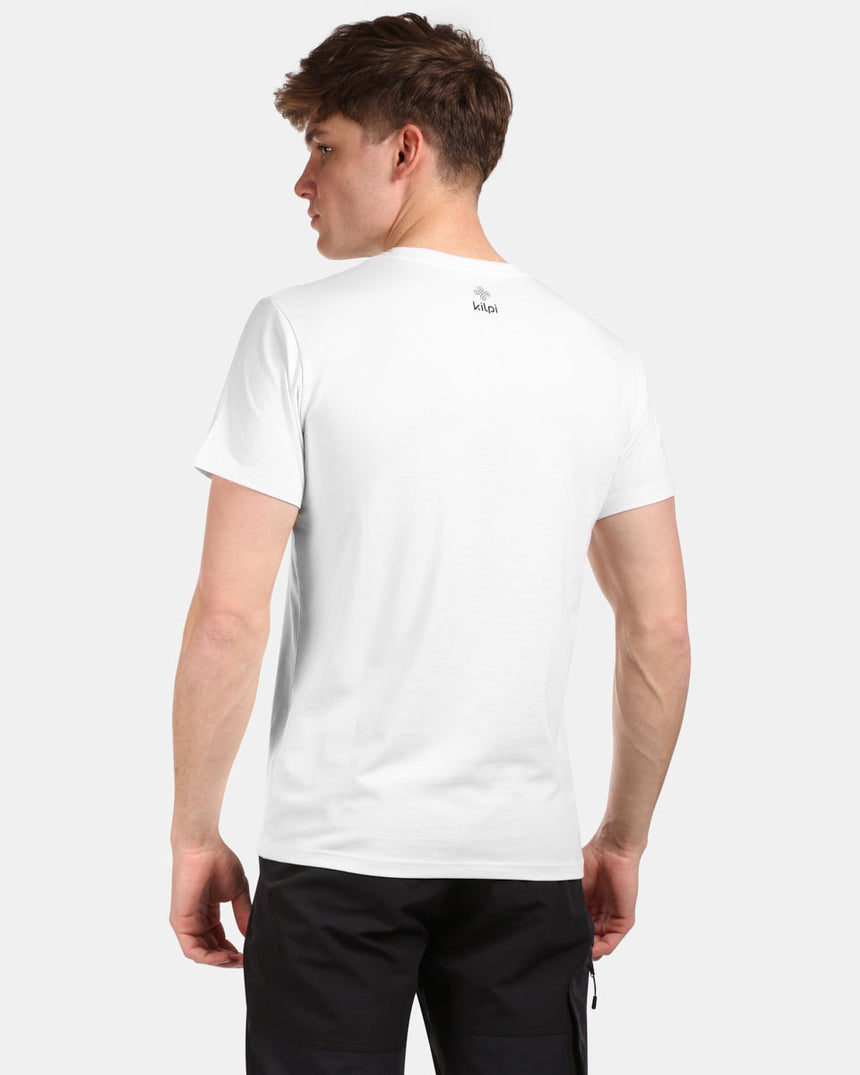 Heren katoenen T-shirt met korte mouwen Kilpi DISCOVER-M