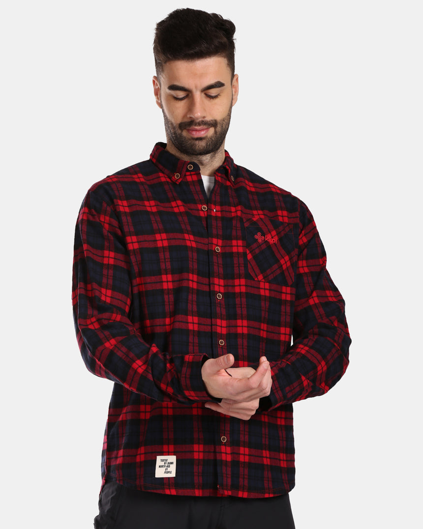 Heren overhemd van katoenflanel Kilpi FLANNY-M