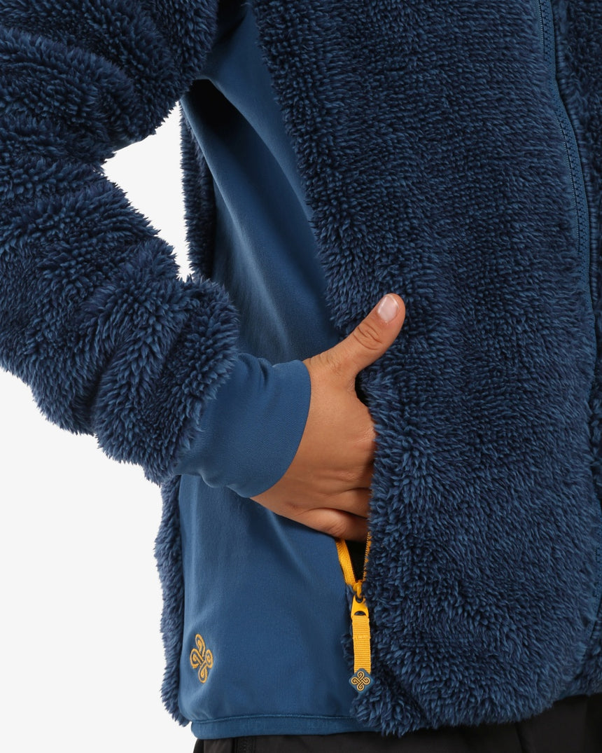 Jongen is harig FLEECE capuchon Kilpi NORKA-JB