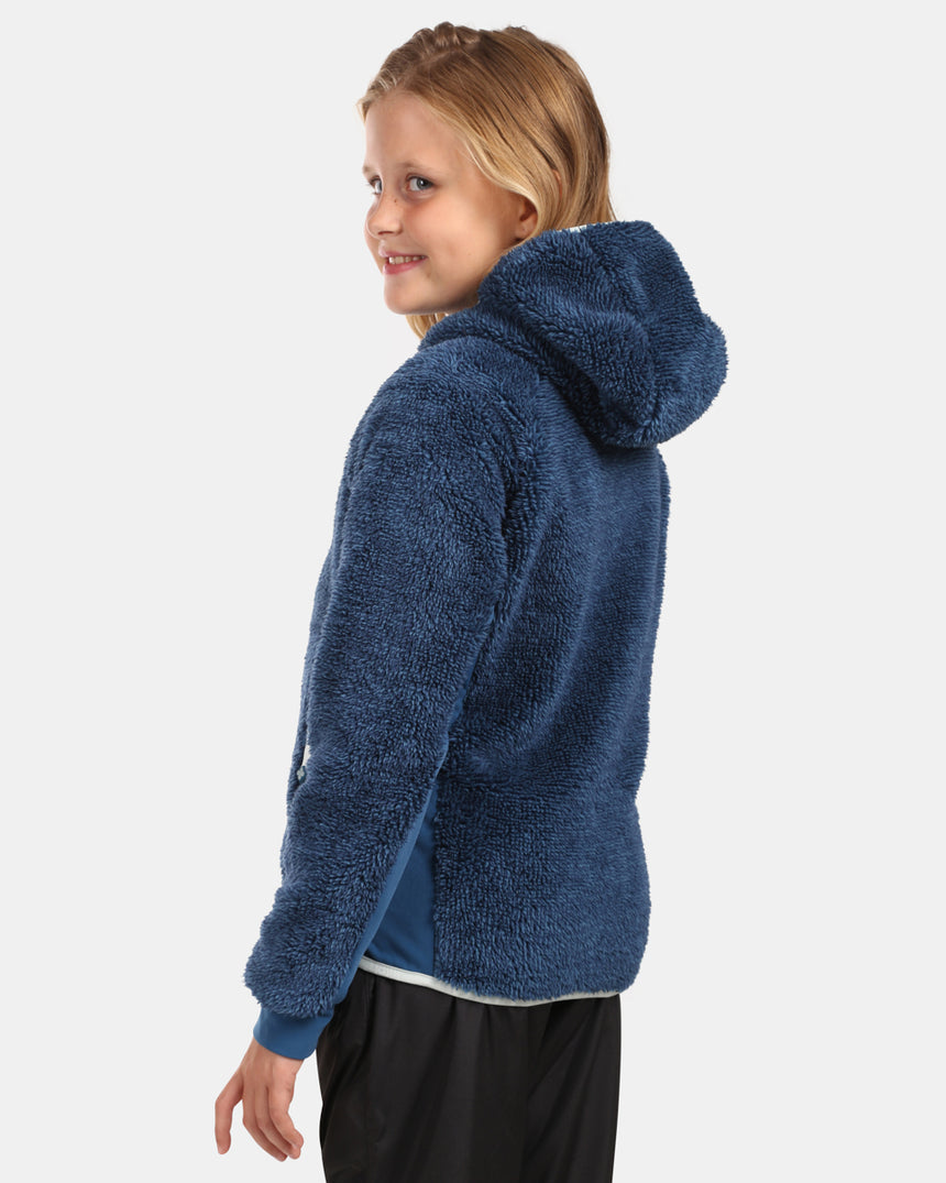 Het meisje is harig FLEECE capuchon Kilpi NORKA-JG