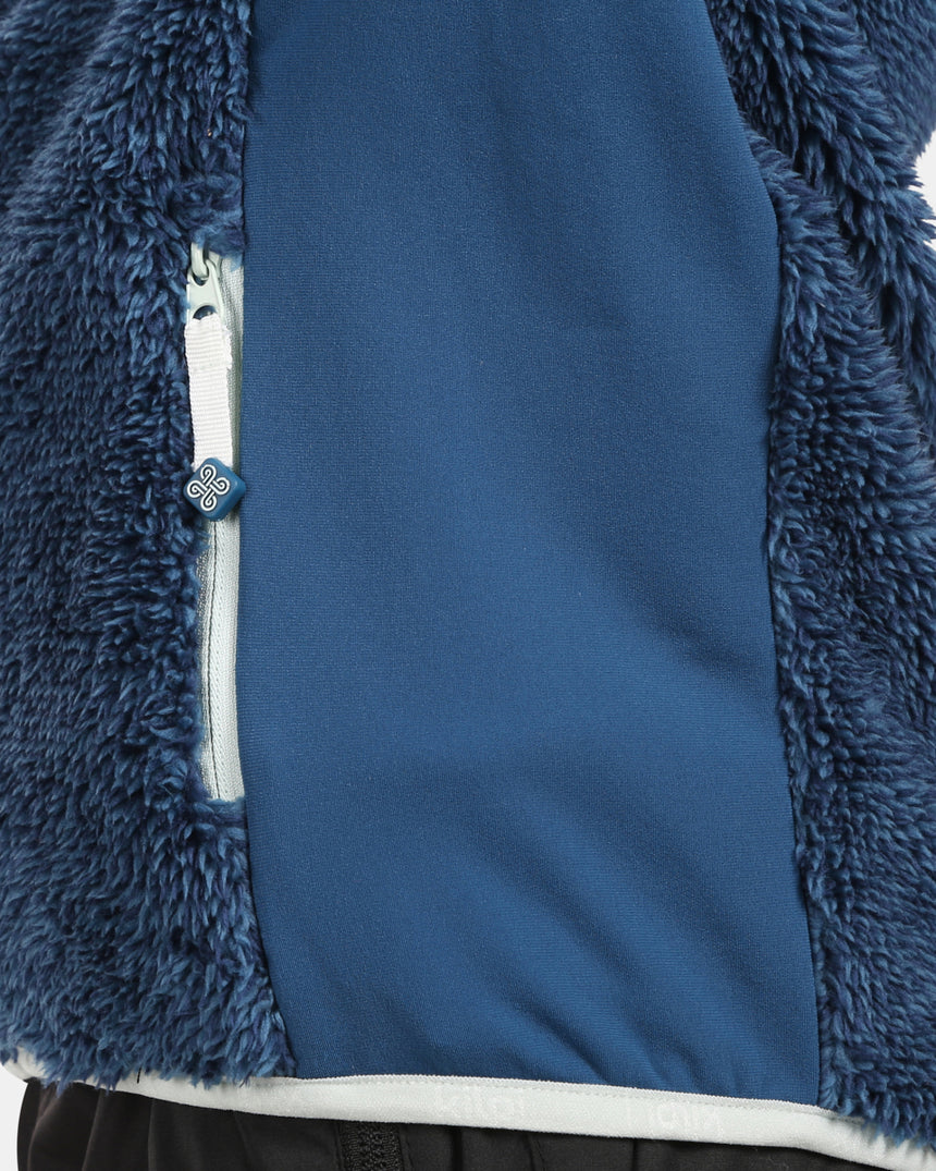 Het meisje is harig FLEECE capuchon Kilpi NORKA-JG