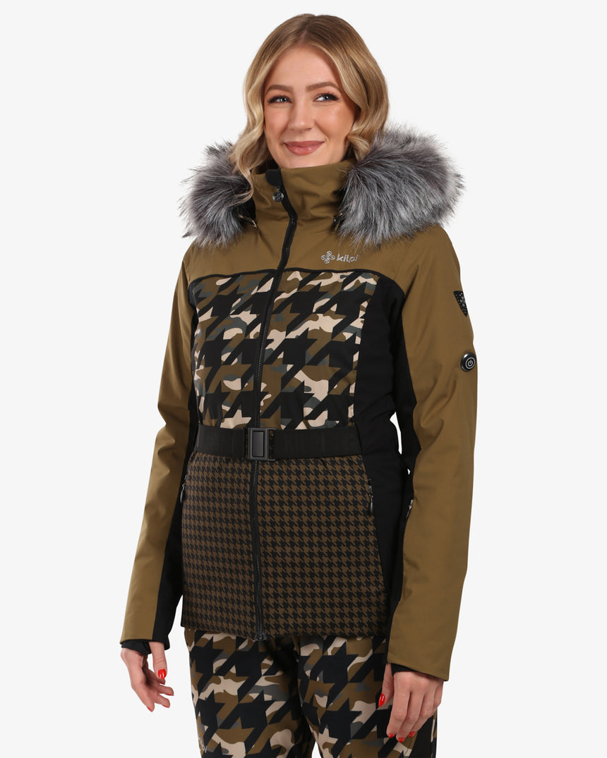 Dames ski-jas met geïntegreerde verwarming Kilpi CLAIR-W