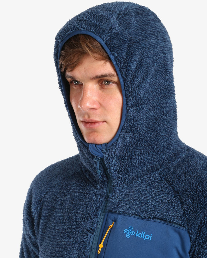 Mannen harig FLEECE capuchon Kilpi NORKA-M