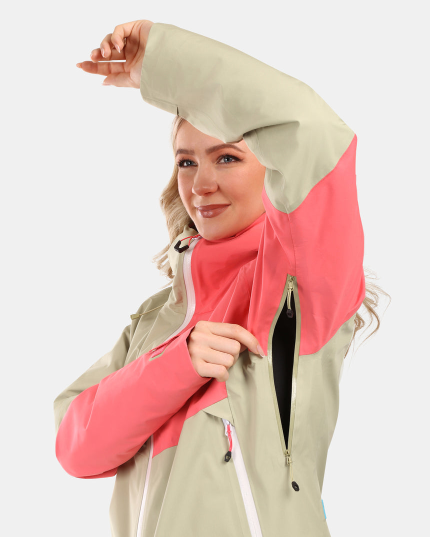 Women's hardshell waterproof jacket Kilpi MAMBA-W