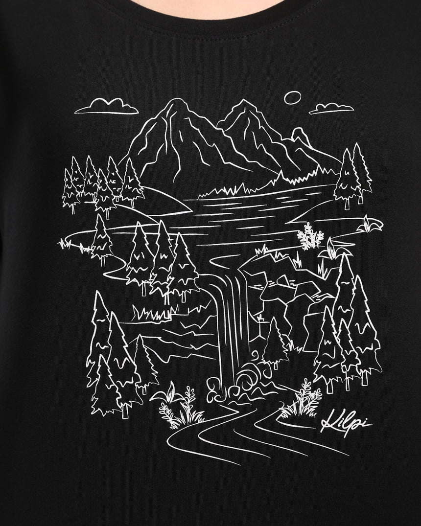 Katoenen dames-T-shirt roane w Kilpi ROANE-W