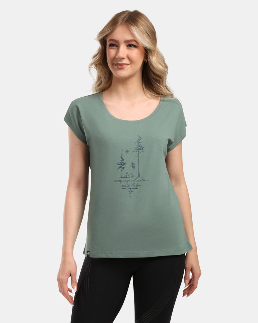 Katoenen dames-T-shirt roane w Kilpi ROANE-W