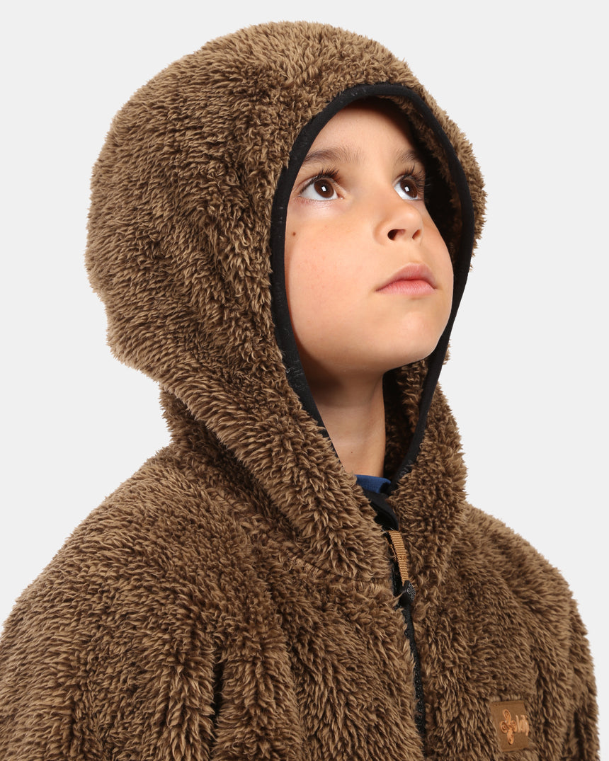 Jongen is harig FLEECE capuchon Kilpi NORKA-JB