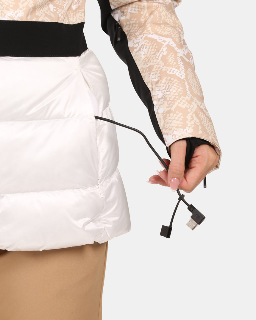 Women´s ski jacket with integrated heating system KILPI LENA-W