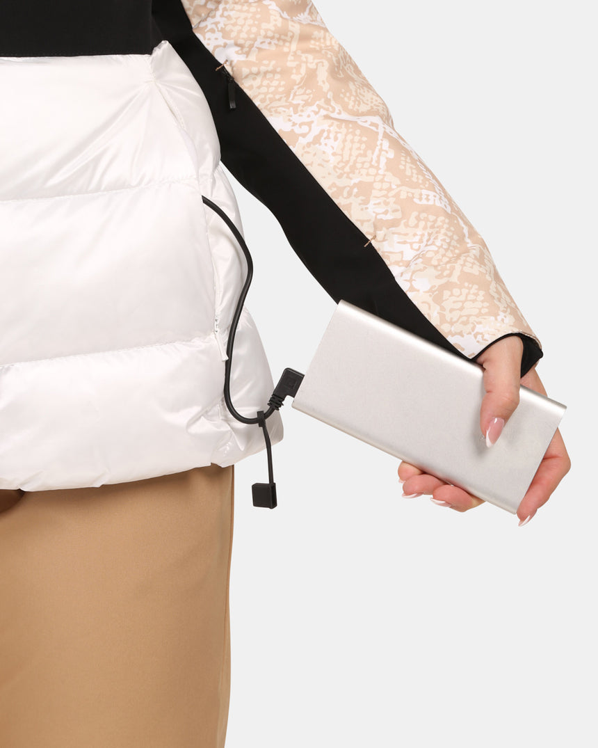 Women´s ski jacket with integrated heating system KILPI LENA-W