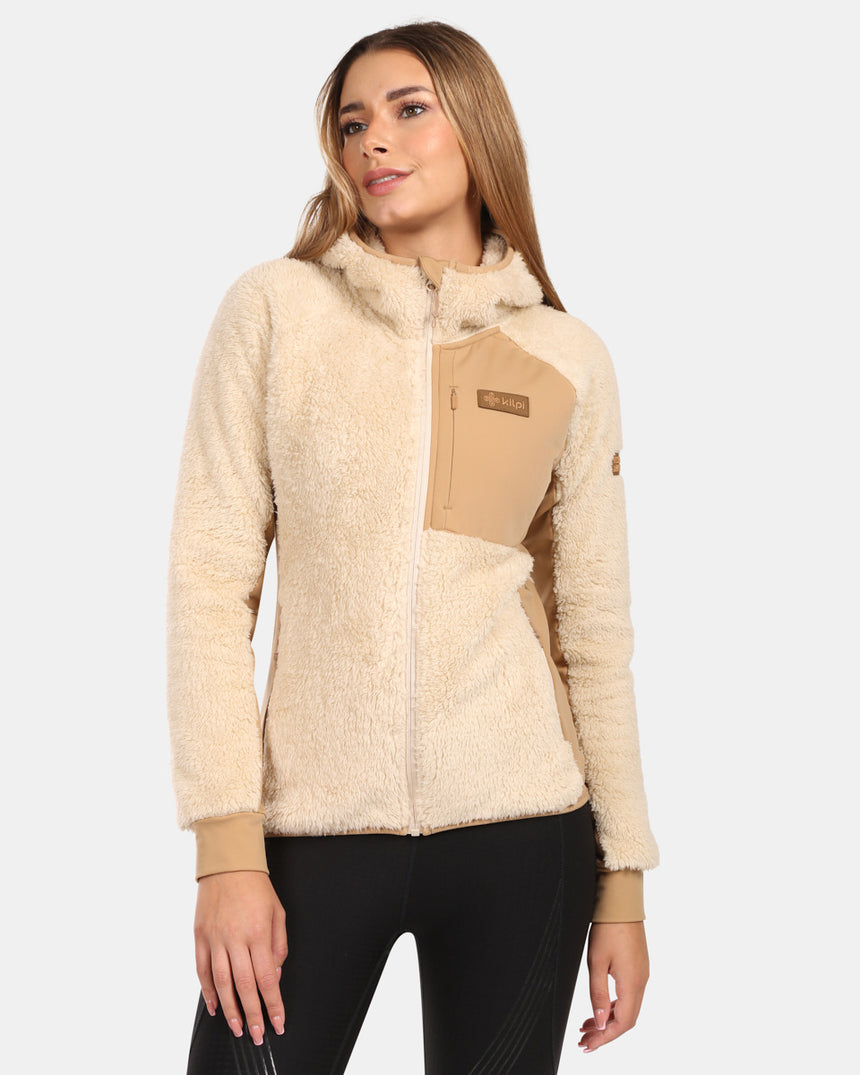 Women´s hairy fleece hoodie Kilpi NORKA-W