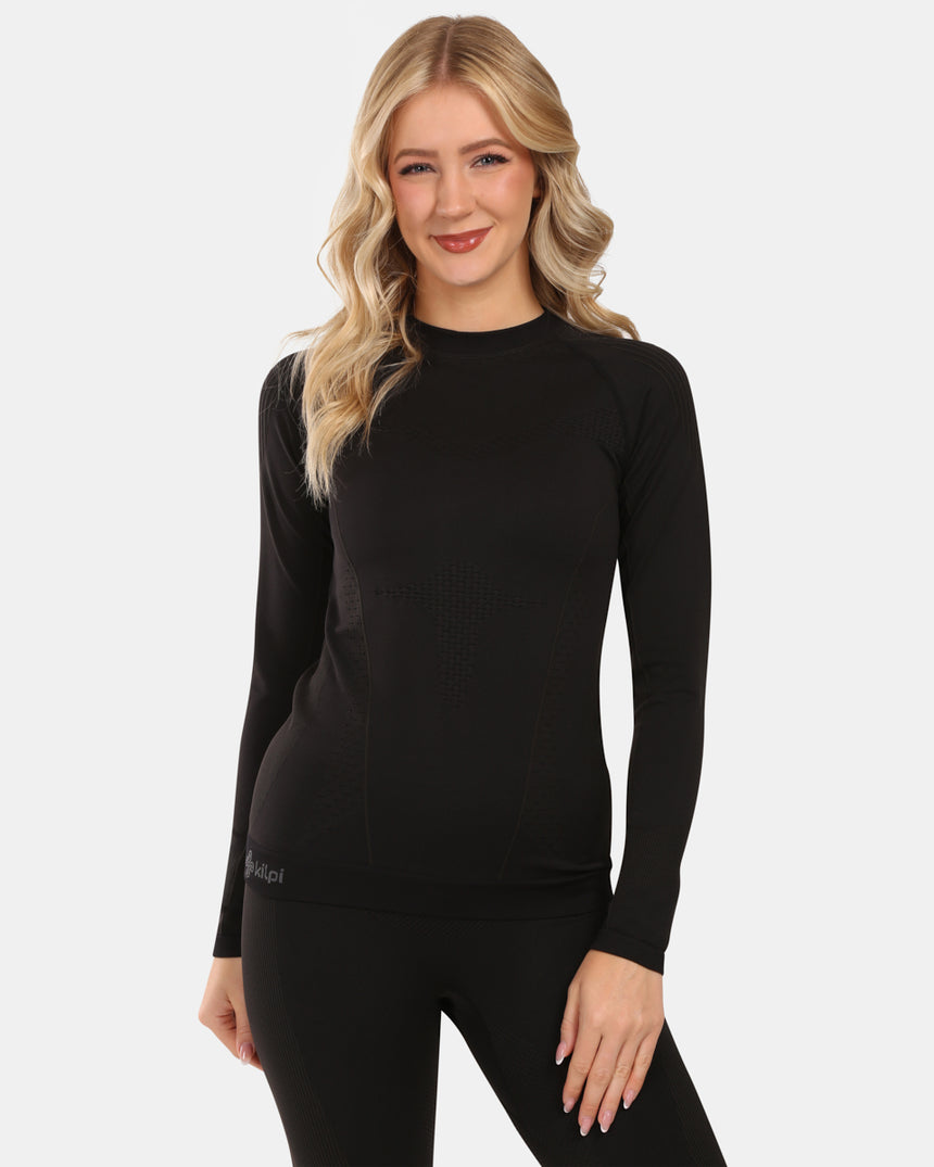 Naadloos thermisch T-shirt voor dames met lange mouwen Kilpi CAROL-W