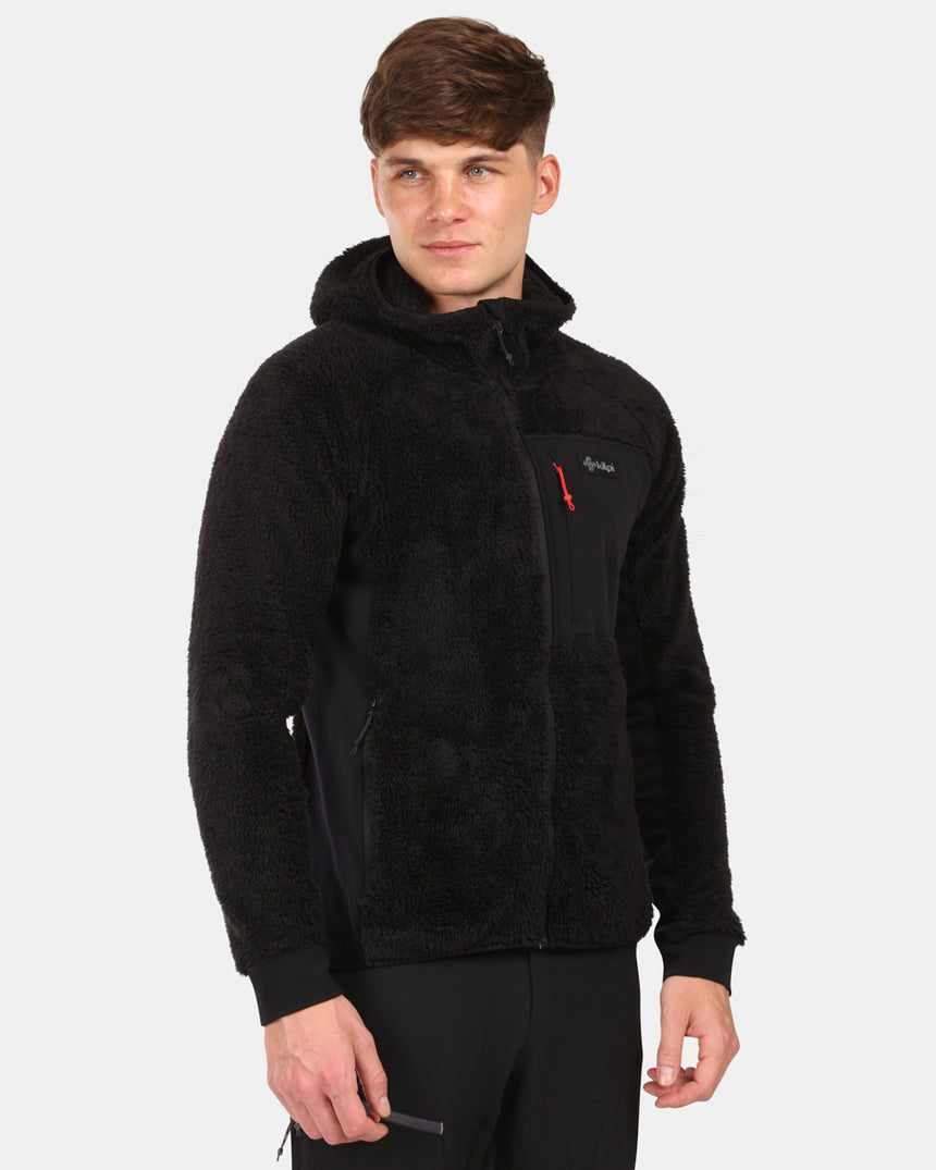 Men´s hairy fleece hoodie Kilpi NORKA-M