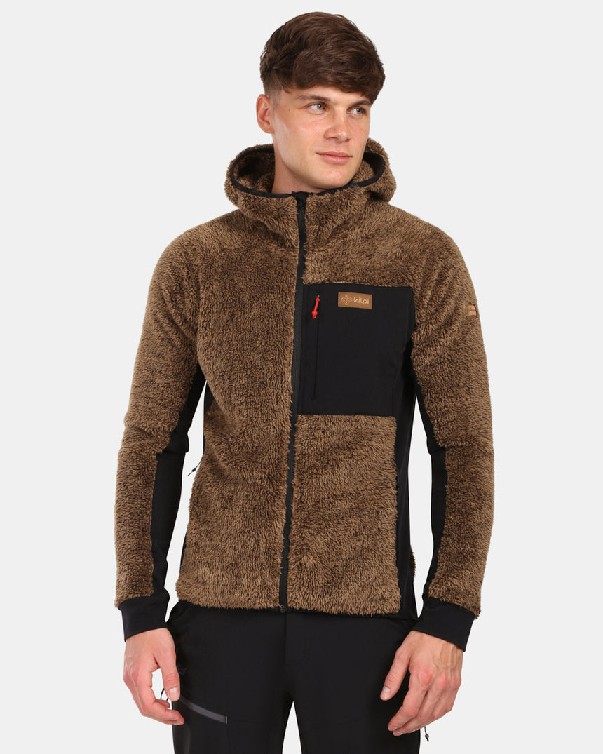 Mannen harig FLEECE capuchon Kilpi NORKA-M