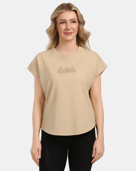 Katoenen T-shirt voor dames Kilpi NELLIM-W