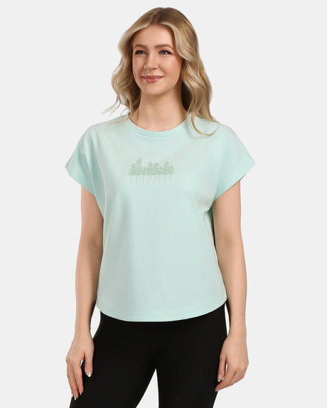 Katoenen T-shirt voor dames Kilpi NELLIM-W