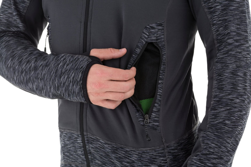 Stretch fleece herensweatshirt Kilpi ASSASIN-M