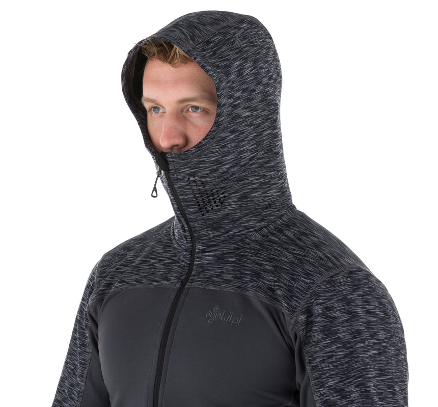 Stretch fleece herensweatshirt Kilpi ASSASIN-M