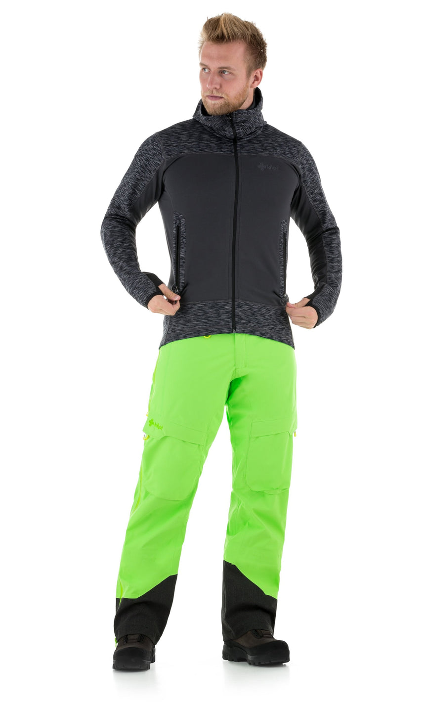 Stretch fleece herensweatshirt Kilpi ASSASIN-M