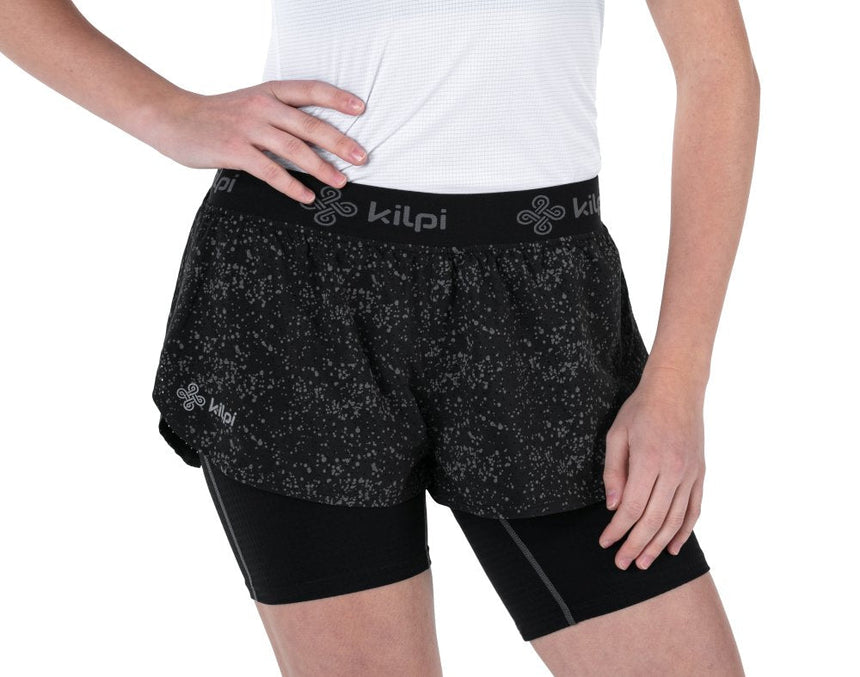 Women's running 2 in 1 shorts Kilpi BERGEN-W