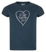 Katoenen T-shirt voor meisjes Kilpi ALBION-JG
