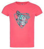 Katoenen T-shirt voor meisjes Kilpi ALBION-JG