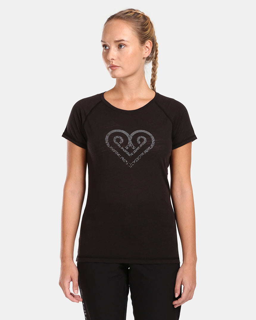 Dames T-shirt van merinowol Kilpi ZARJA-W
