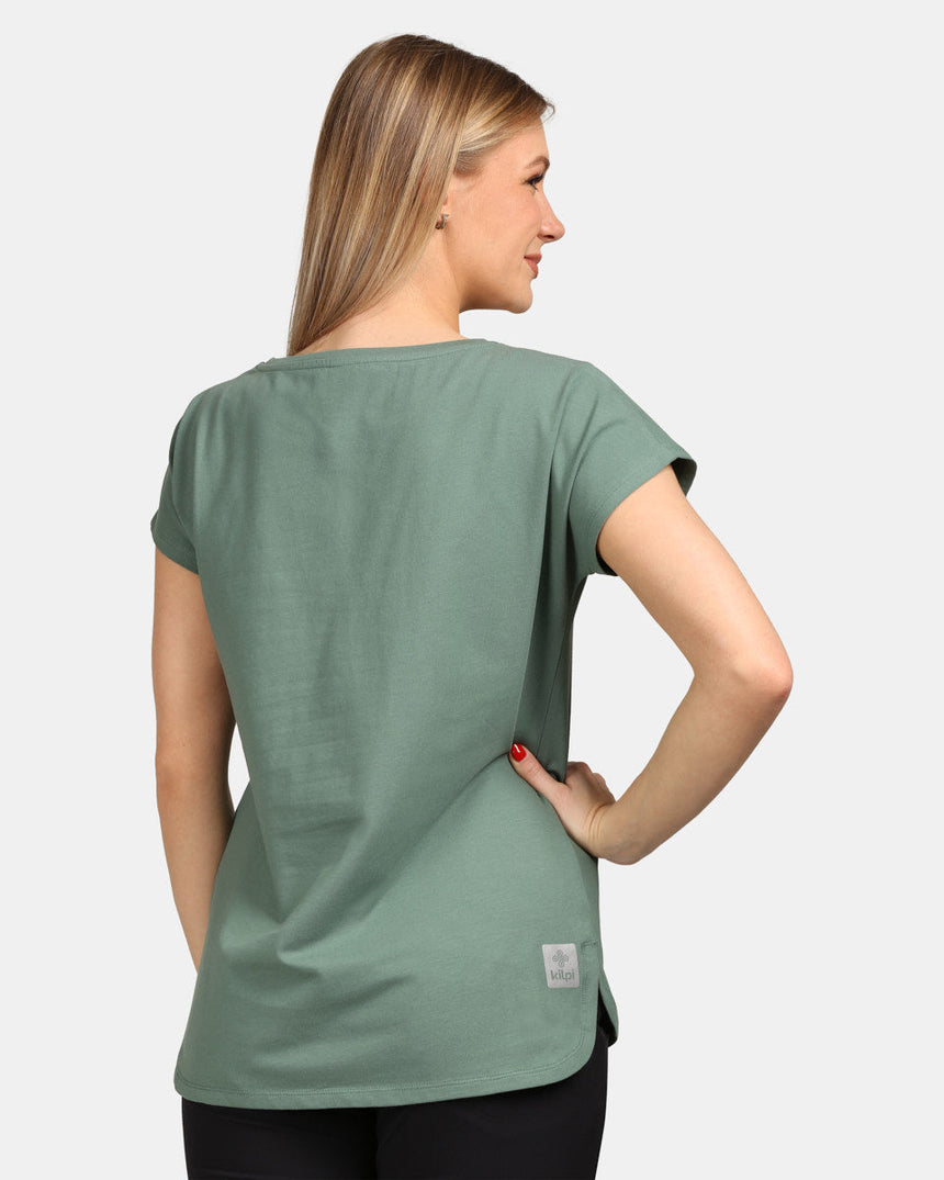 Katoenen T-shirt voor dames Kilpi NELLIM-W