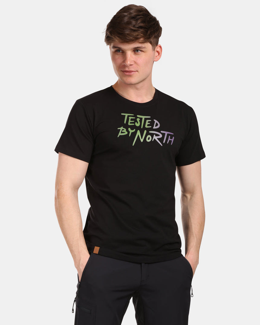 Heren katoenen T-shirt met korte mouwen Kilpi DISCOVER-M