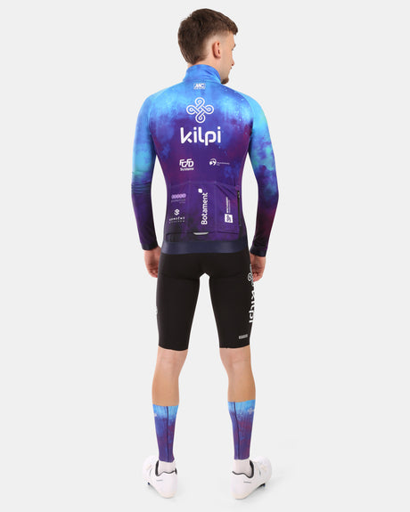 Heren fietstrui met lange mouwen VULCANO-M