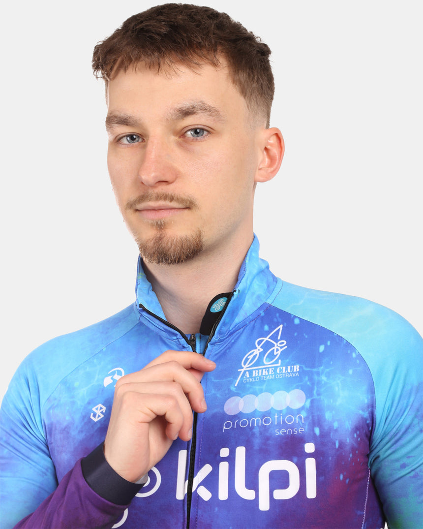 Heren fietstrui met lange mouwen VULCANO-M