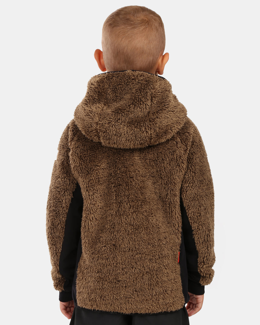 Jongen is harig FLEECE capuchon Kilpi NORKA-JB