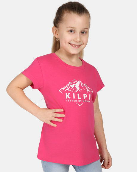 Katoenen T-shirt voor meisjes Kilpi ALBION-JG